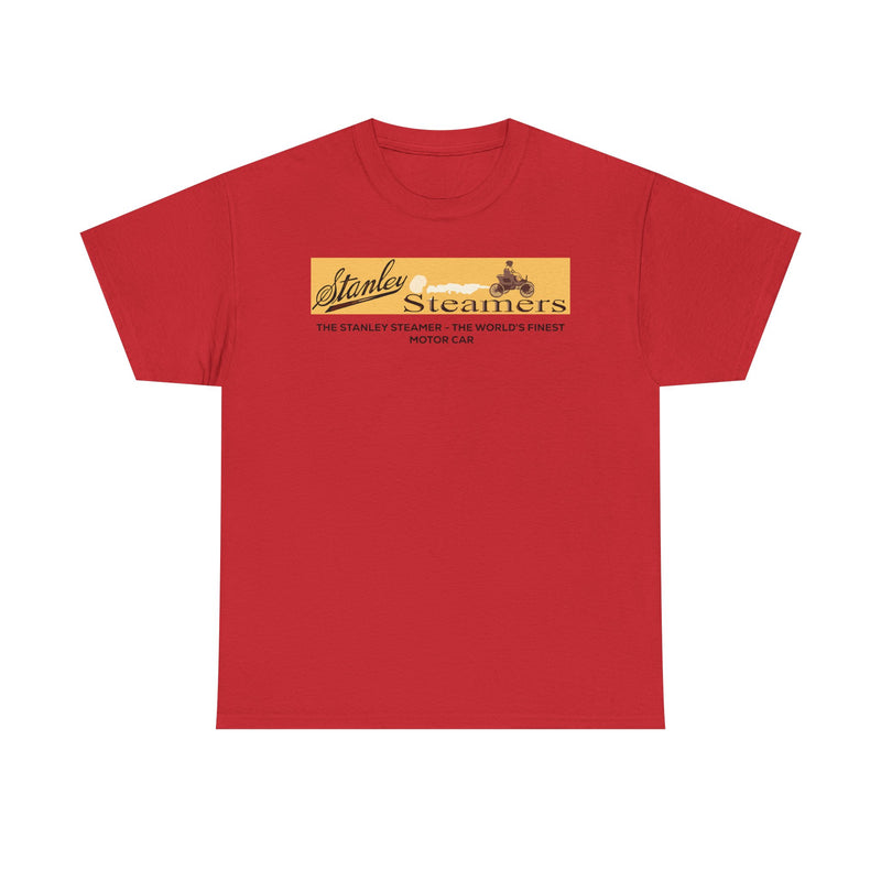 Load image into Gallery viewer, Stanley Steamers The World's Finest Motor Car Vintage Logo T-shirt