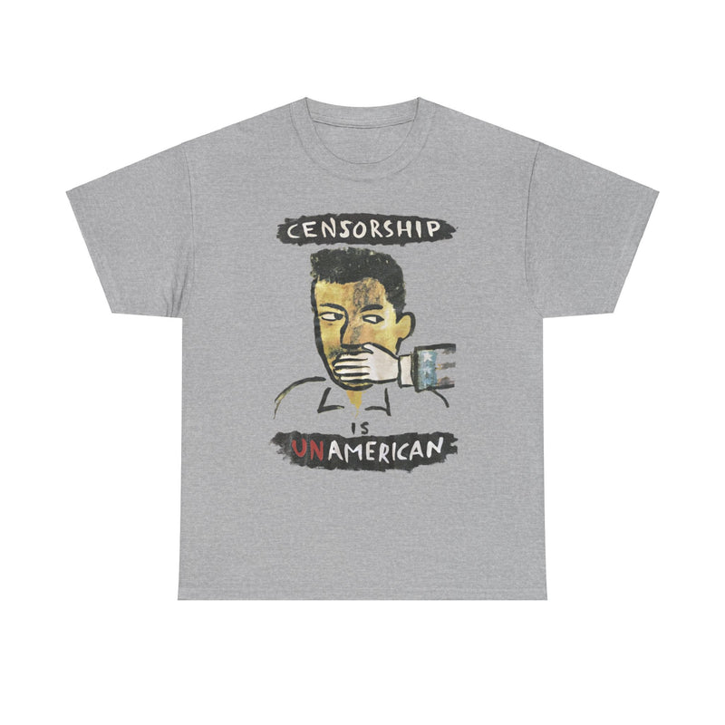 Load image into Gallery viewer, Censorship is Unamerican Political T-shirt