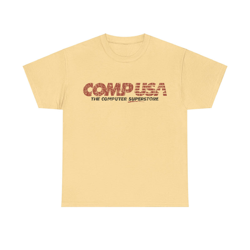 Load image into Gallery viewer, CompUSA 1984 Electronics Store Distressed Print T-shirt