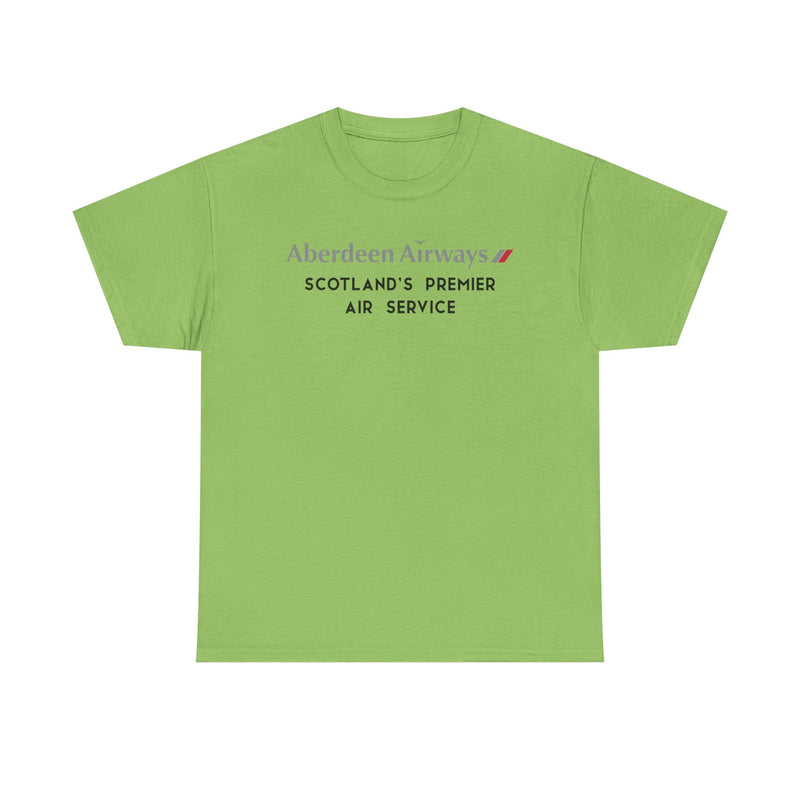 Load image into Gallery viewer, Aberdeen Airways Scotland's Premier Air Service Vintage Logo Aviation T-shirt