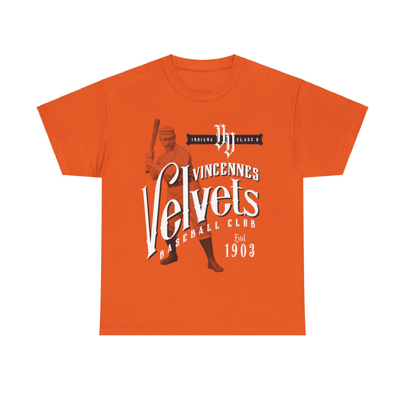 Load image into Gallery viewer, Vincennes Velvets Est 1903 Indiana Baseball T-shirt