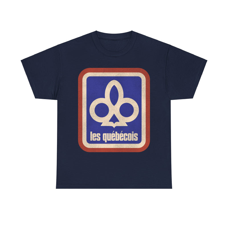 Load image into Gallery viewer, Les Quebecois De Montreal Lacrosse Team Nostalgic T-shirt