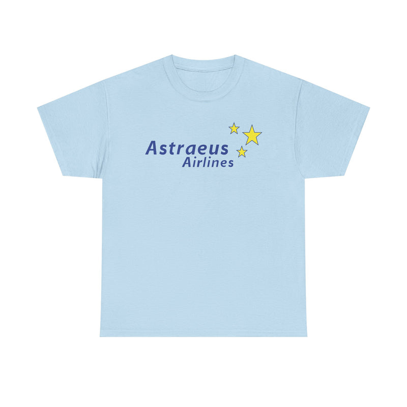 Load image into Gallery viewer, Astraeus Airlines Blue Yellow Stars European Charter Aviation T-shirt