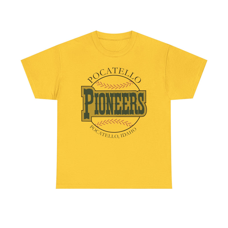 Load image into Gallery viewer, Pocatello Pioneers Idaho 1990-1991 Baseball T-shirt