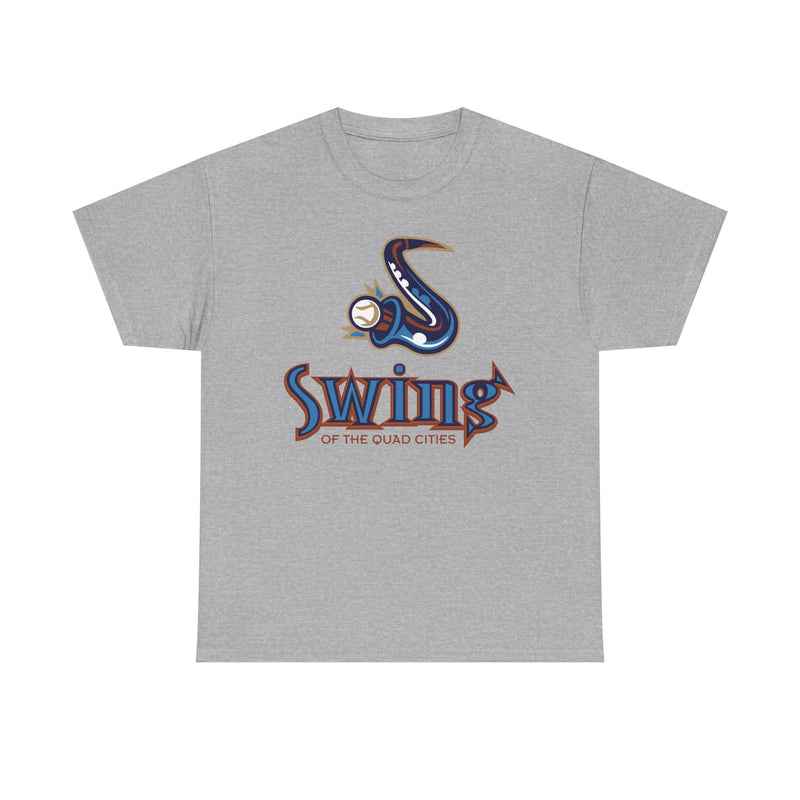 Load image into Gallery viewer, Swing of the Quad Cities Iowa Baseball 2004-2007 T-shirt