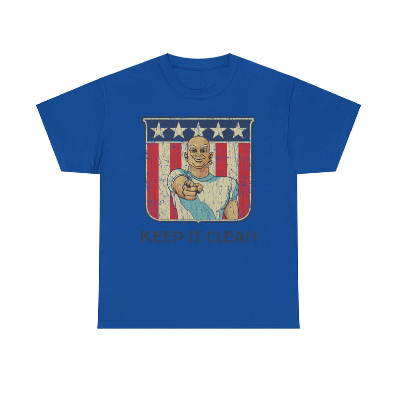 Load image into Gallery viewer, Keep it Clean America Nostalgic Logo T-shirt