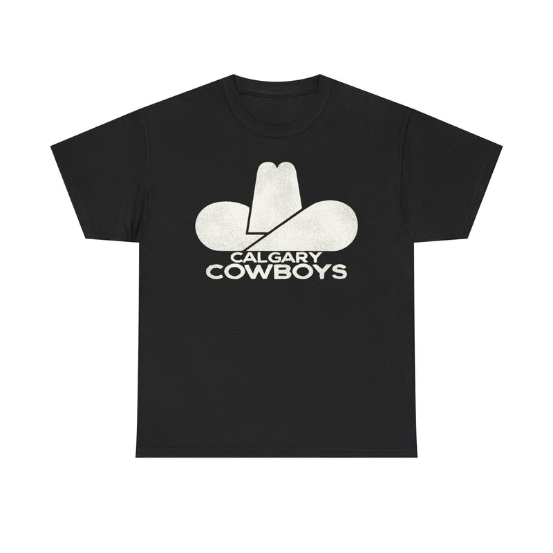 Load image into Gallery viewer, Calgary Cowboys Hockey Team Nostalgic Logo T-shirt