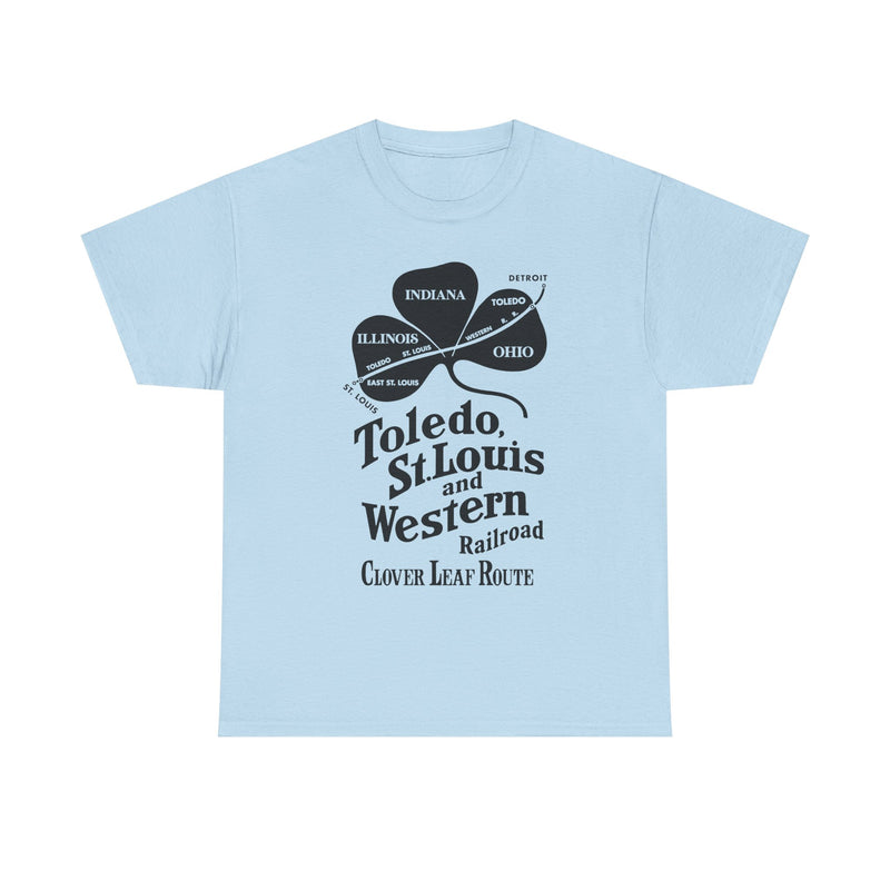 Load image into Gallery viewer, Toledo St Louis Western Clover Leaf Route Railroad Logo T-Shirt