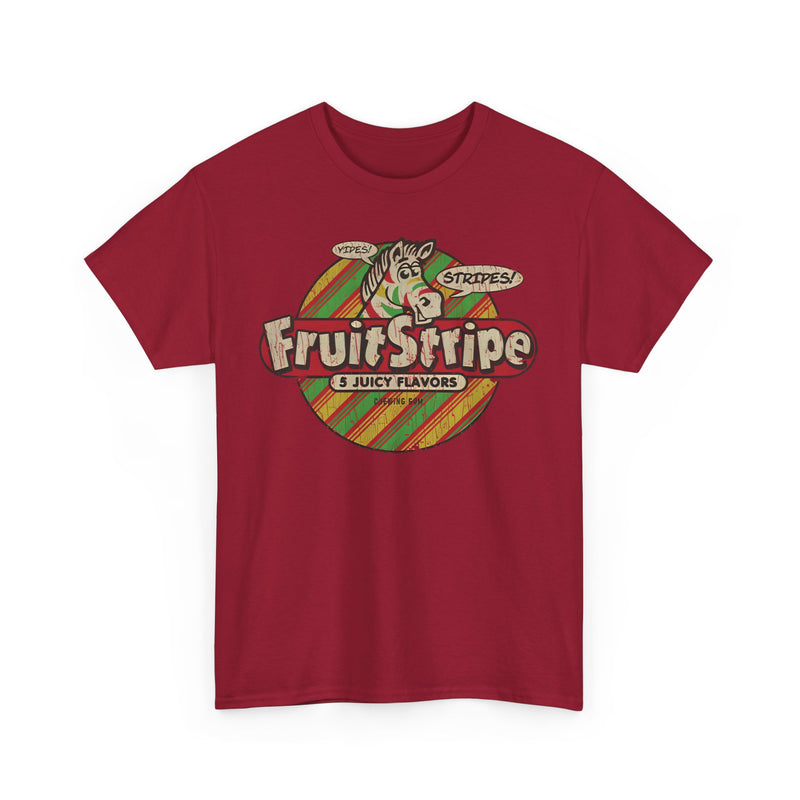 Load image into Gallery viewer, Fruit Stripe 1960 Yipes Stripes Flavor Chewing Gum Zebra T-shirt