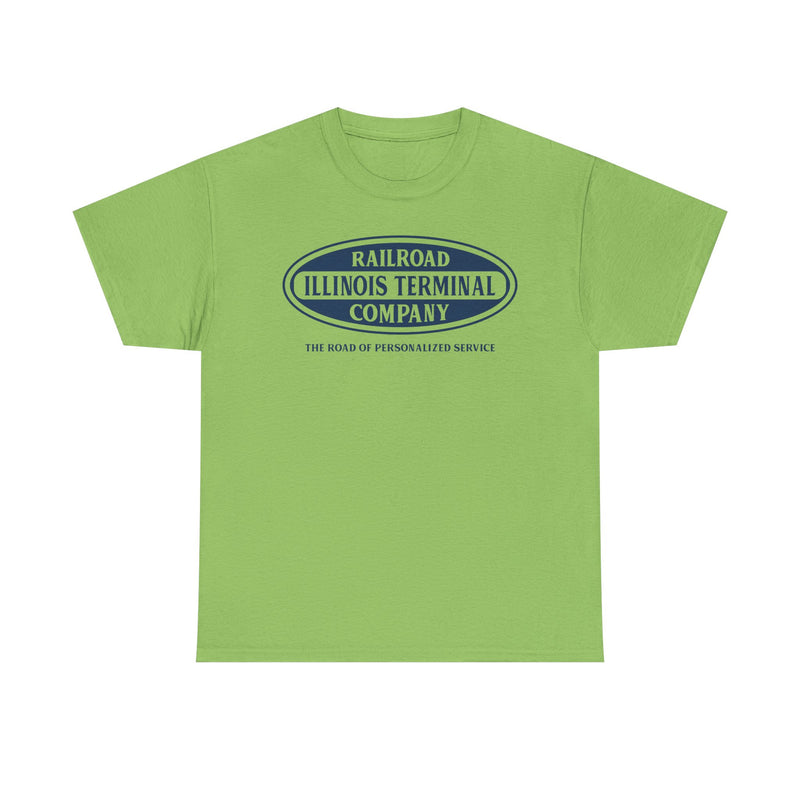 Load image into Gallery viewer, Illinois Terminal Personalized Service Railroad Logo Train T-Shirt