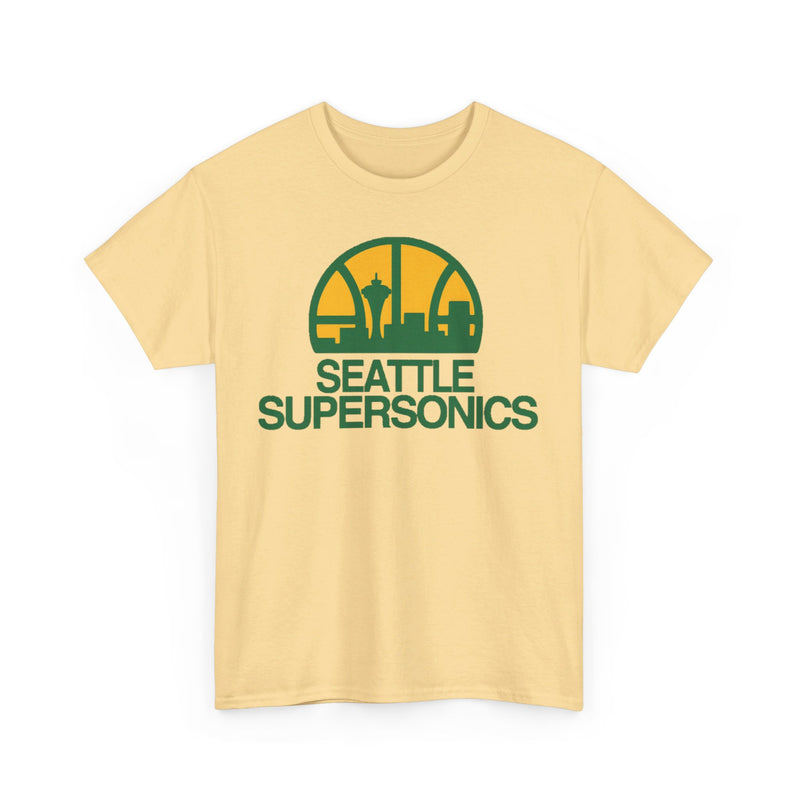Load image into Gallery viewer, Seattle Supersonics Nostalgic Retro Basketball T-shirt