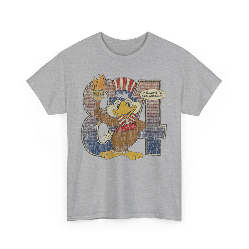 Load image into Gallery viewer, Sam The Eagle 1984 Summer Olympics Mascot California T-shirt