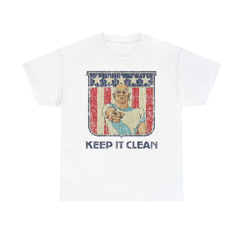 Load image into Gallery viewer, Keep it Clean America Nostalgic Logo T-shirt