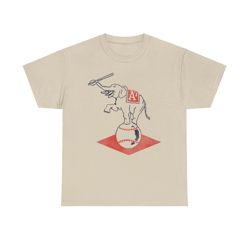 Load image into Gallery viewer, Philadelphia Athletics Elephant Nostalgic Retro Baseball Team T-shirt