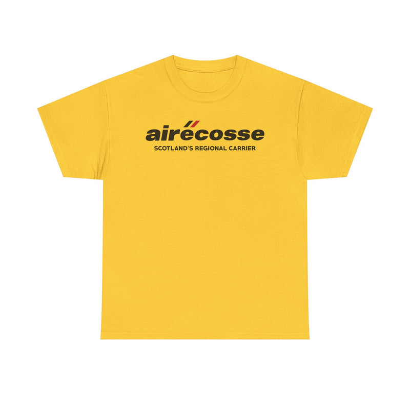 Load image into Gallery viewer, Airecosse Scotland's Regional Carrier Vintage Airline Logo Aviation T-shirt