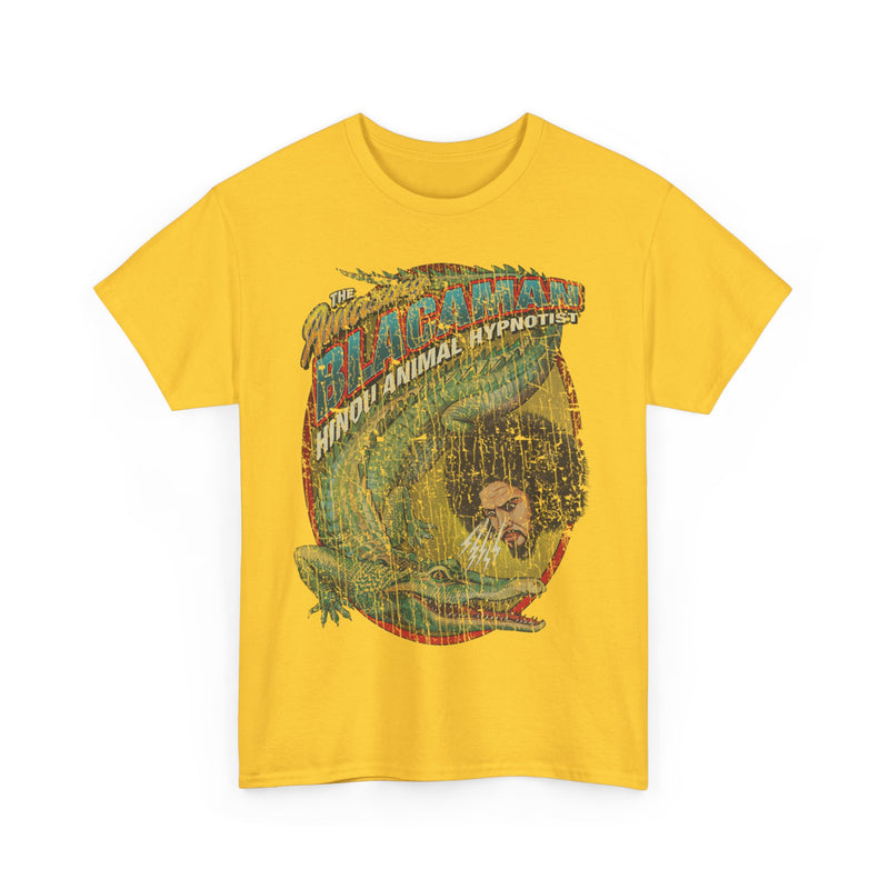 Load image into Gallery viewer, The Amazing Blacaman 1924 Hindu Animal Hypnotist Circus Performer T-shirt