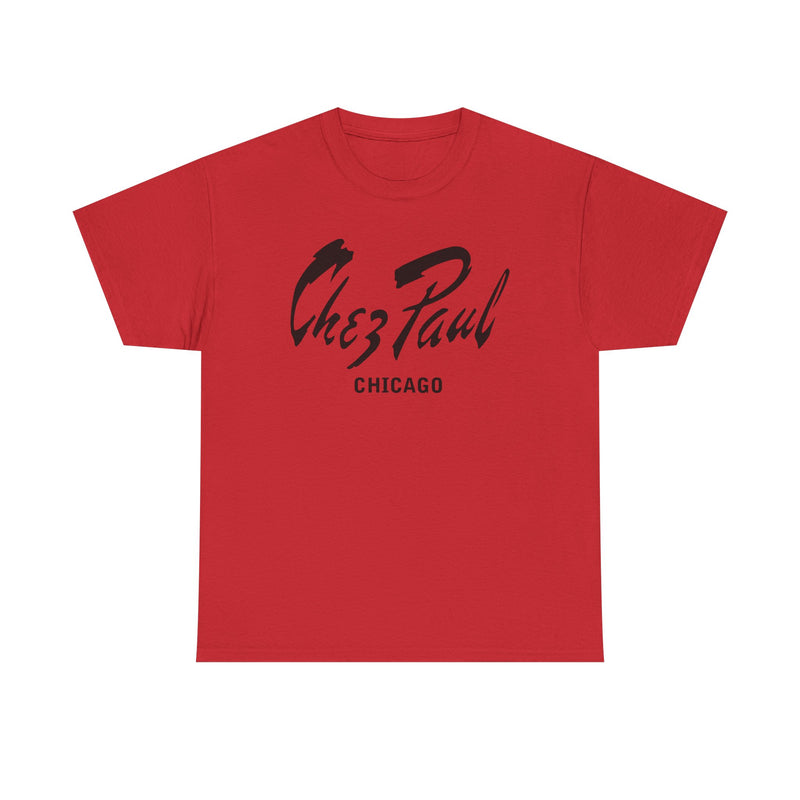 Load image into Gallery viewer, Chez Paul T-Shirt - French Fine Dining Industry Defunct Logo Tee