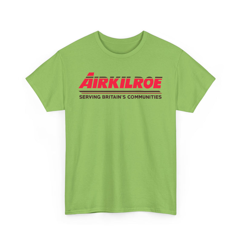 Load image into Gallery viewer, Air Kilroe Serving Britain's Communities Vintage Airline Logo Aviation T-shirt