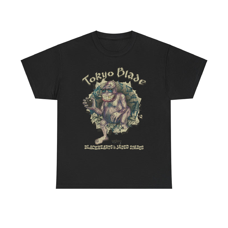 Load image into Gallery viewer, Tokyo Blade Black Hearts Jaded Spades Music Rock T-shirt
