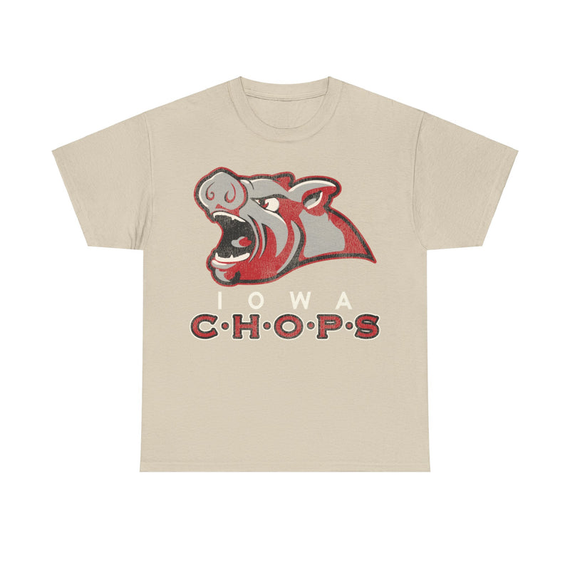 Load image into Gallery viewer, Iowa Chops Hockey Team Nostalgic Logo T-shirt