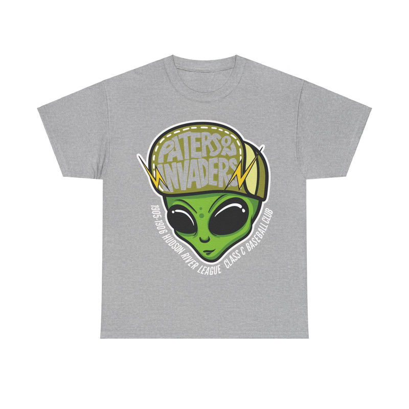 Load image into Gallery viewer, Paterson Invaders Mascot Logo New Jersey Baseball T-shirt