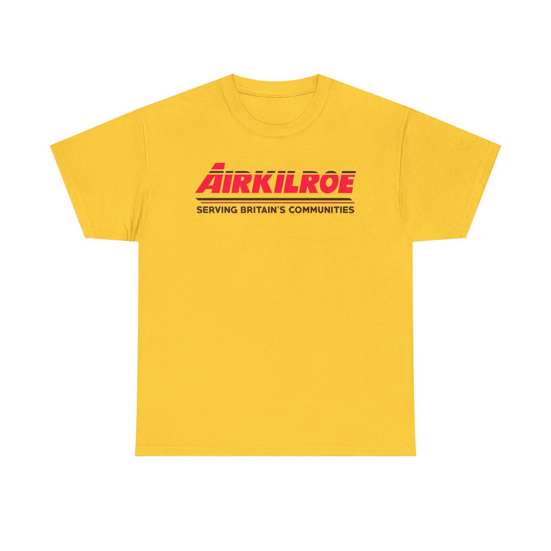 Load image into Gallery viewer, Air Kilroe Serving Britain's Communities Vintage Airline Logo Aviation T-shirt