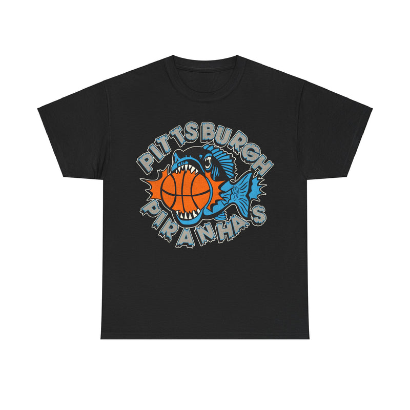 Load image into Gallery viewer, Pittsburgh Piranhas Basketball Team Nostalgic Retro T-shirt