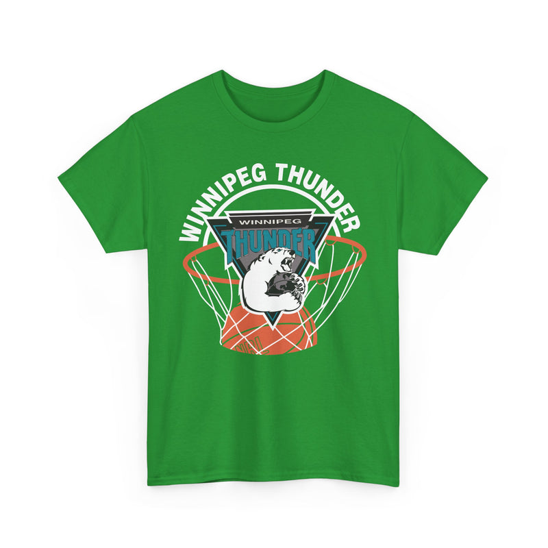 Load image into Gallery viewer, Winnipeg Thunder Basketball 1992-1994 World Basketball League T-shirt