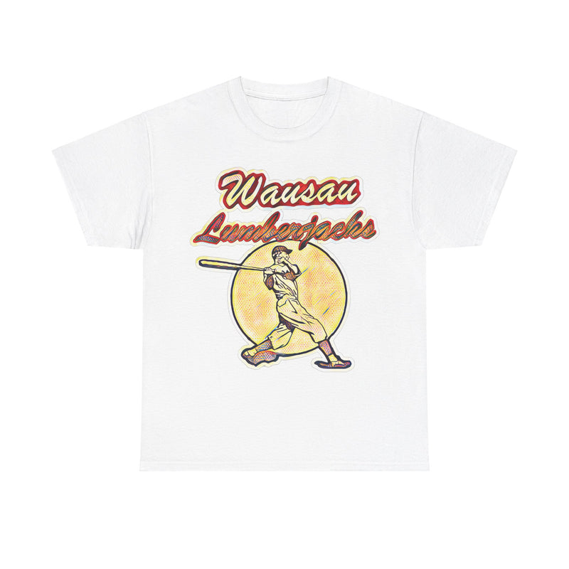 Load image into Gallery viewer, Wausau Lumberjacks Logo Wisconsin Baseball T-shirt