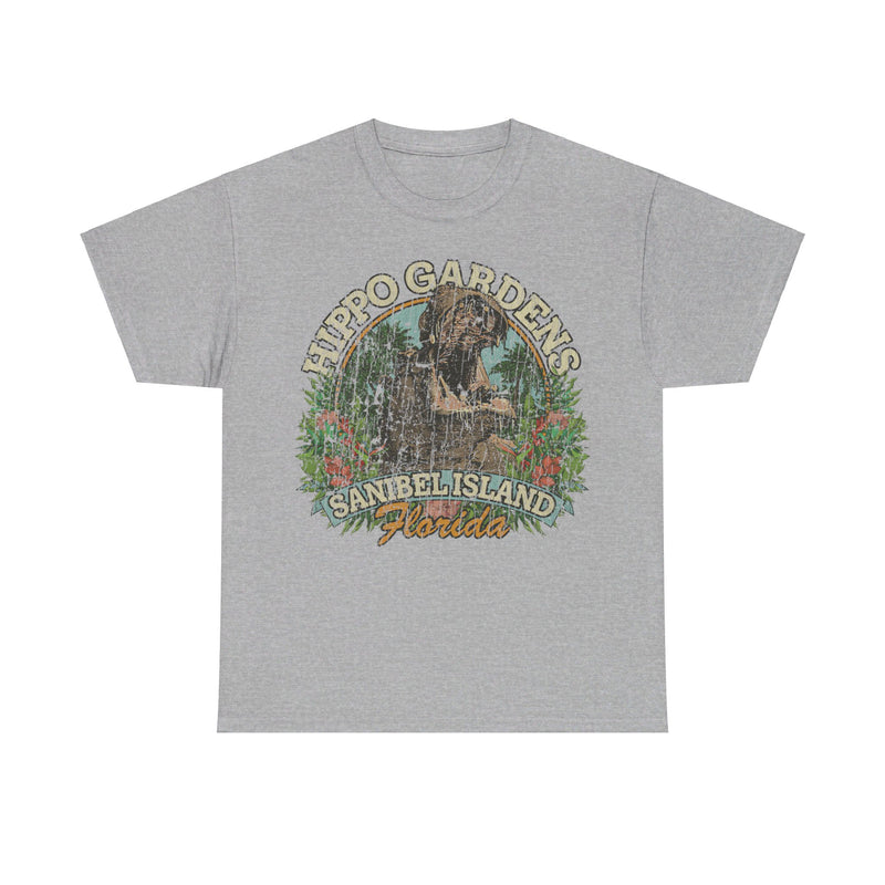 Load image into Gallery viewer, Sanibel Island Hippo Gardens Florida Park T-shirt