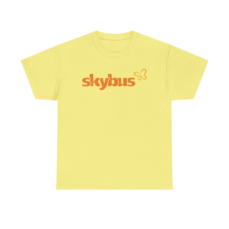 Load image into Gallery viewer, Skybus Australian Low Cost Carrier Orange Butterfly Logo Airline T-shirt