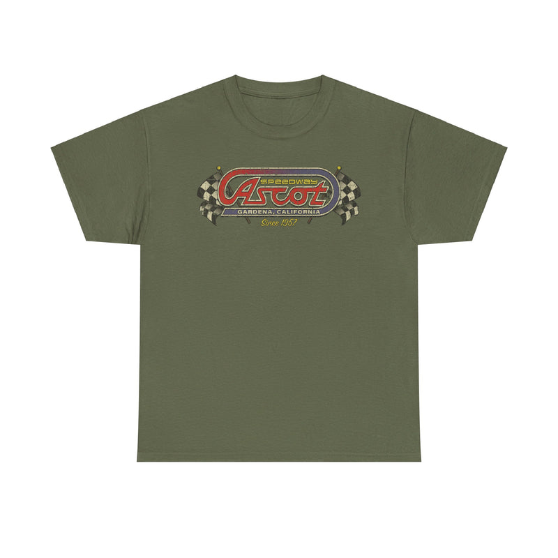 Load image into Gallery viewer, Ascot Speedway 1957 Gardena California Car T-shirt
