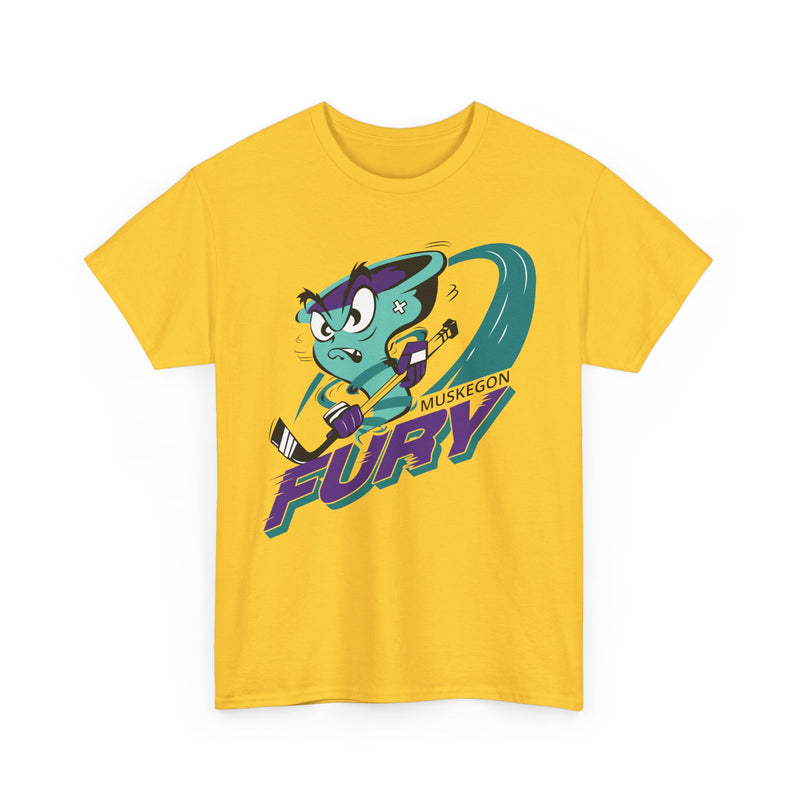 Load image into Gallery viewer, Muskegon Fury Michigan Hockey 1992-2008 T-shirt