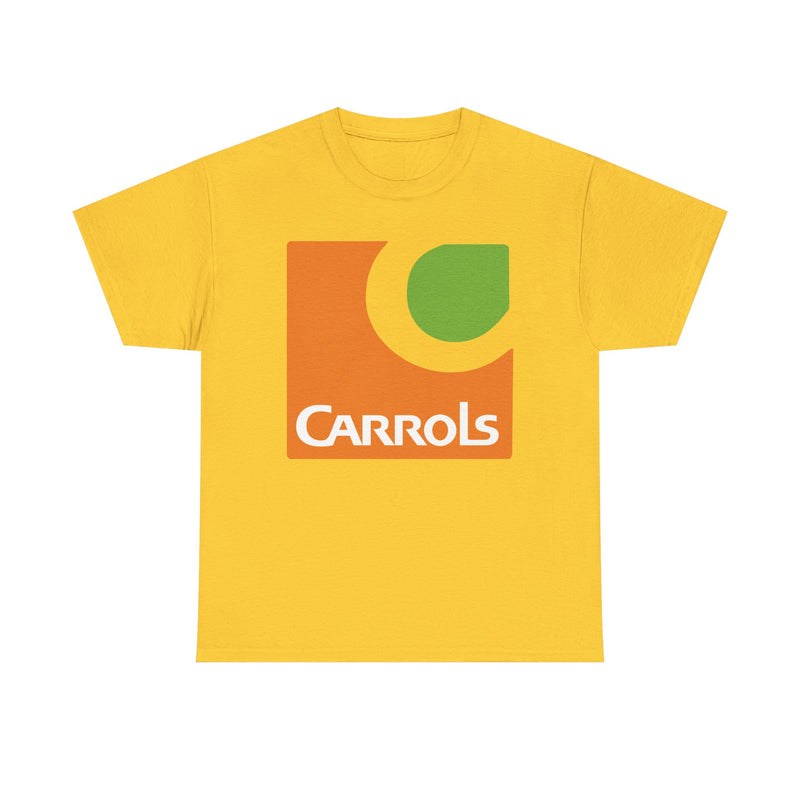 Load image into Gallery viewer, Carrols Restaurant Group T-Shirt - Fast Food Industry Defunct Logo Tee
