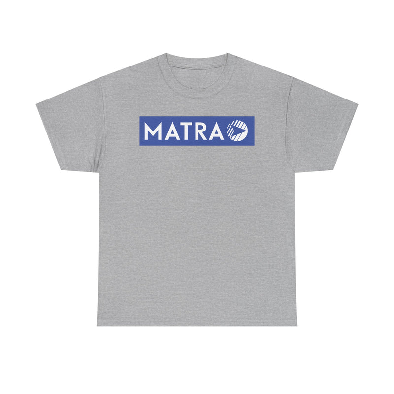 Load image into Gallery viewer, Matra French Racing Team Blue Logo Motorsport Company T-shirt