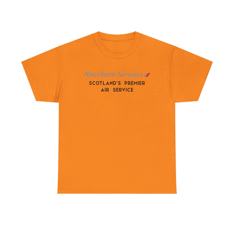 Load image into Gallery viewer, Aberdeen Airways Scotland's Premier Air Service Vintage Logo Aviation T-shirt