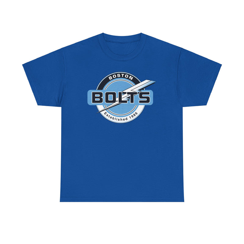 Load image into Gallery viewer, Boston Bolts Massachusetts Soccer League 1986 T-shirt