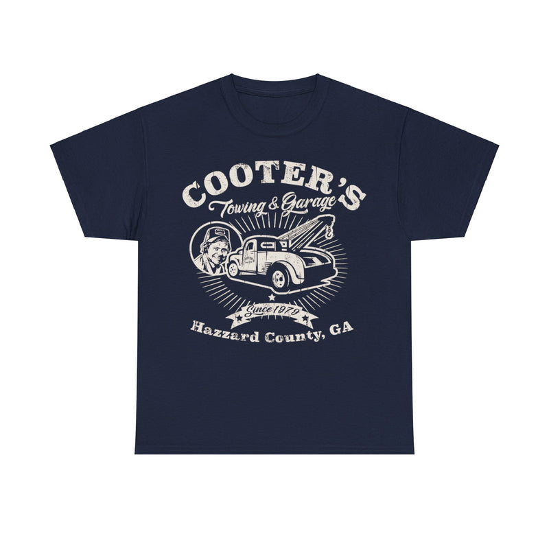Load image into Gallery viewer, Cooters Towing Garage Dukes of Hazzard TV Show County T-shirt