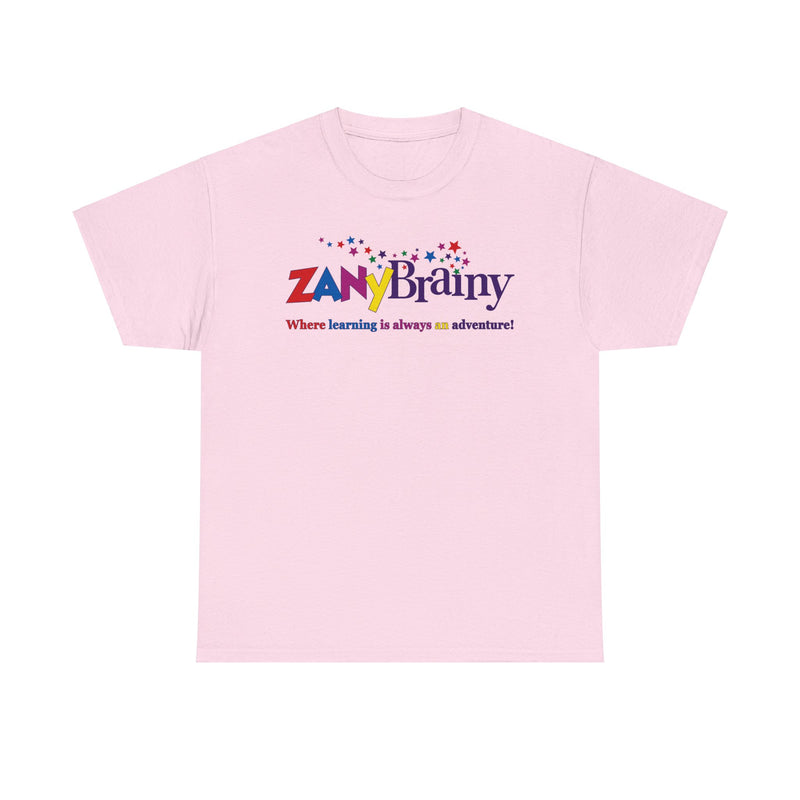 Load image into Gallery viewer, Zany Brainy Store Logo T-Shirt: “Where Learning Is Always an Adventure”