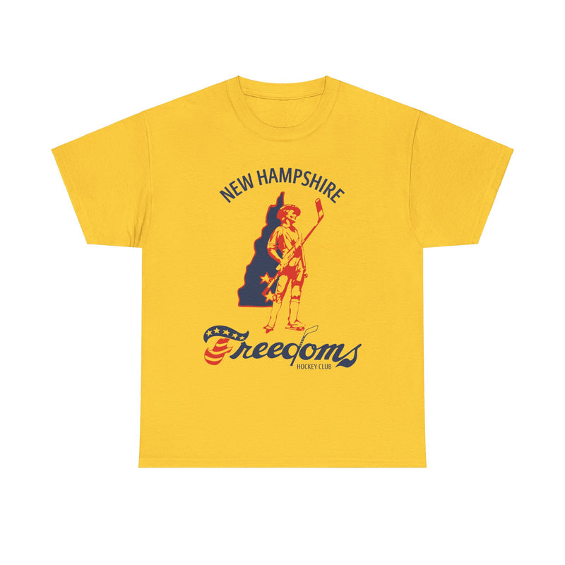 Load image into Gallery viewer, New Hampshire Freedoms Northeastern Hockey League 1978 T-shirt
