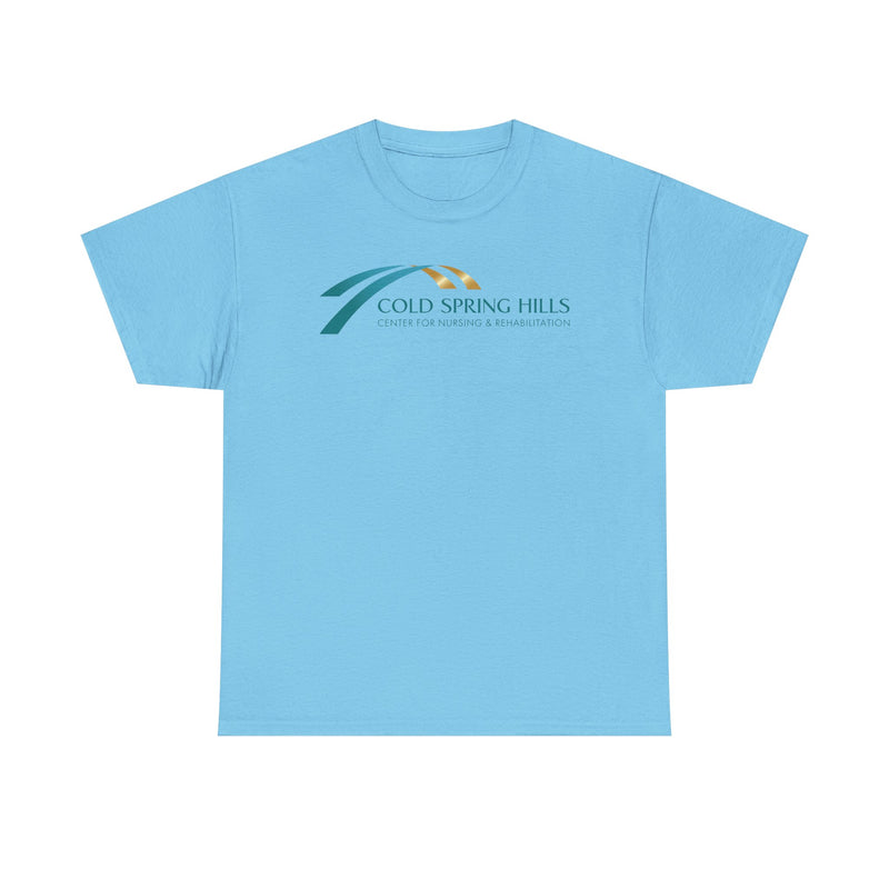 Load image into Gallery viewer, Cold Spring Hills T-Shirt Nursing Rehabilitation Bankrupt Company Logo Tee