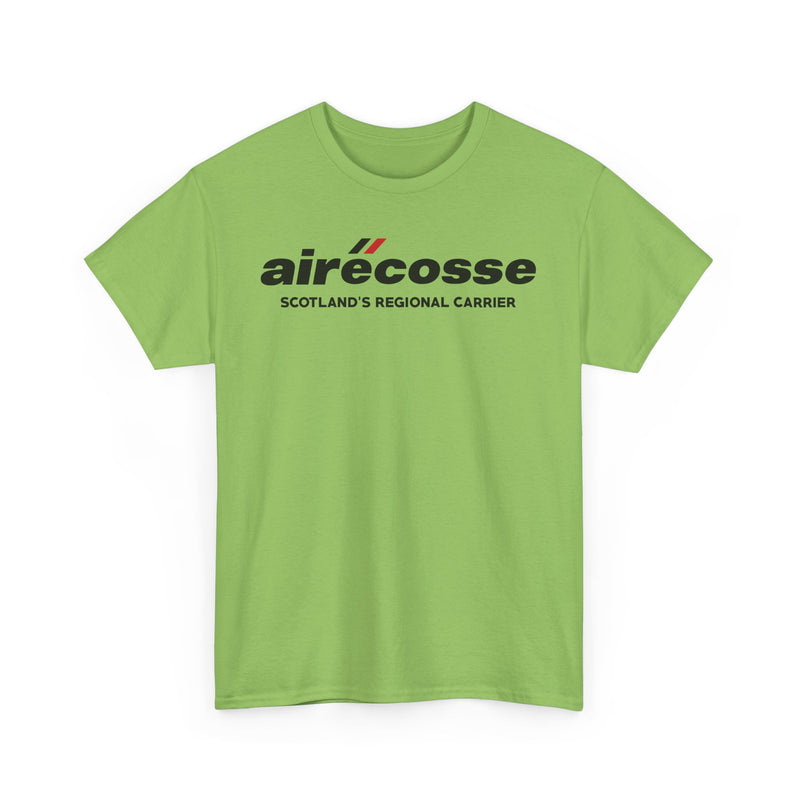 Load image into Gallery viewer, Airecosse Scotland's Regional Carrier Vintage Airline Logo Aviation T-shirt