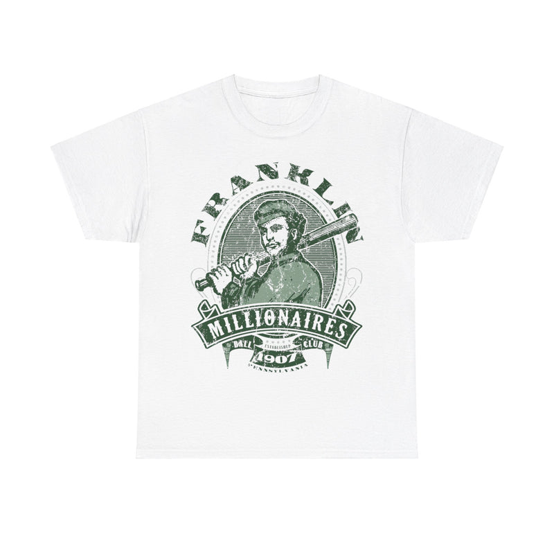 Load image into Gallery viewer, Franklin Millionaires Est 1907 Pennsylvania Baseball T-shirt