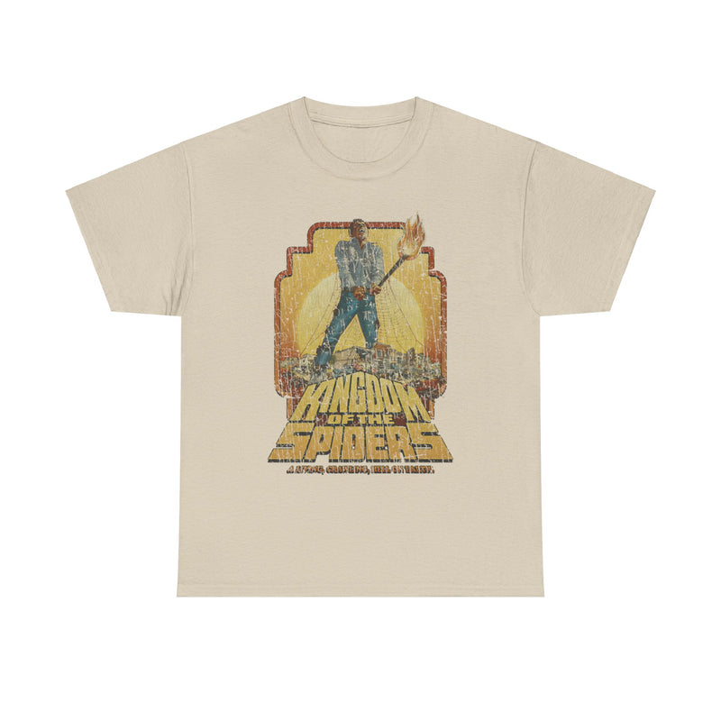 Load image into Gallery viewer, Kingdom of the Spiders 1977 William Shatner Movie T-shirt
