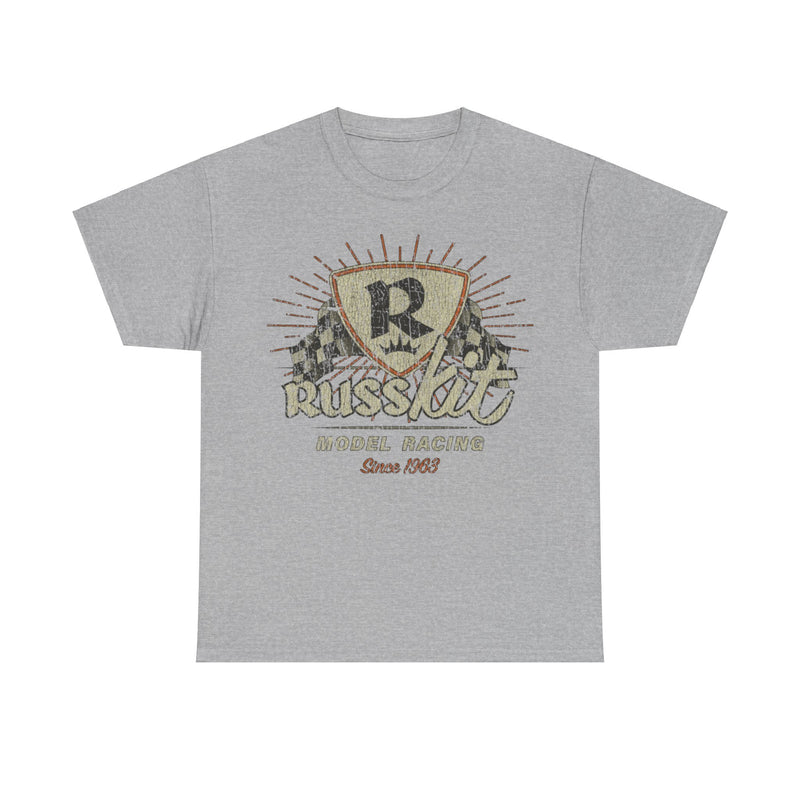 Load image into Gallery viewer, Russkit Model Racing 1963 Distressed Print T-shirt