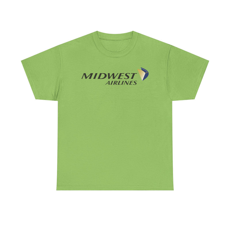 Load image into Gallery viewer, Midwest Airlines Classic Black Yellow Logo Aviation History Collectible T-shirt