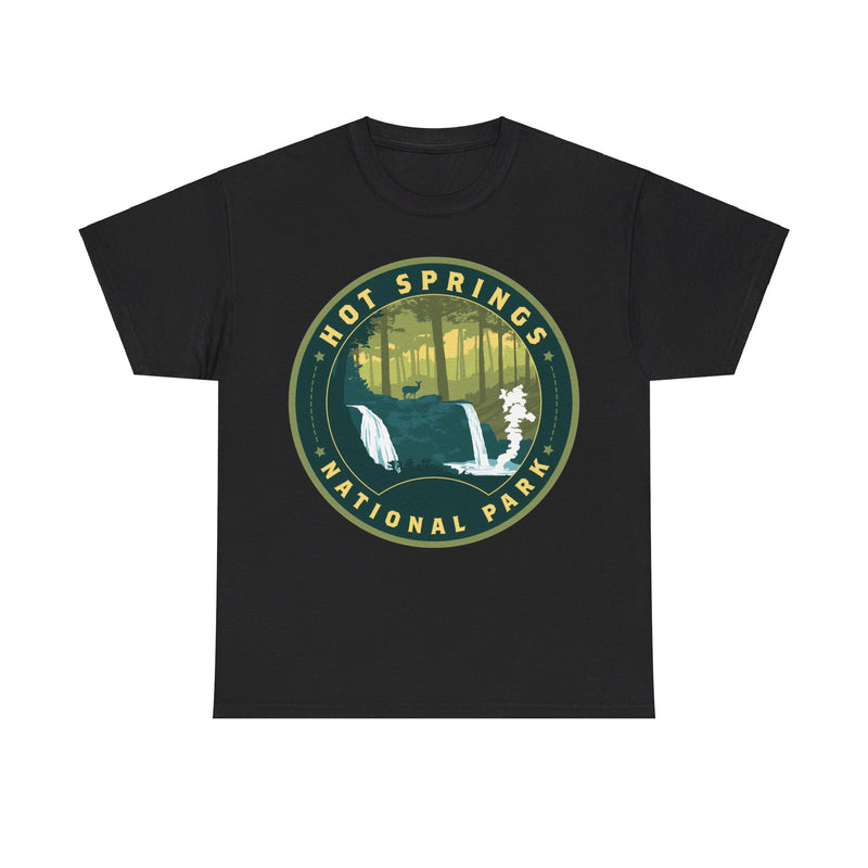 Load image into Gallery viewer, Hot Springs National Park Arkansas Round Logo T-shirt