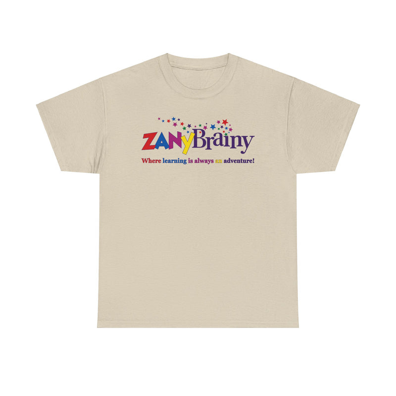 Load image into Gallery viewer, Zany Brainy Store Logo T-Shirt: “Where Learning Is Always an Adventure”