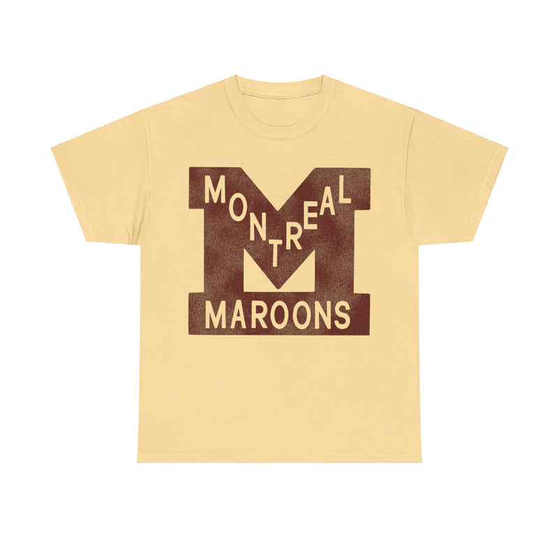 Load image into Gallery viewer, Montreal Maroons Logo Hockey Team T-shirt