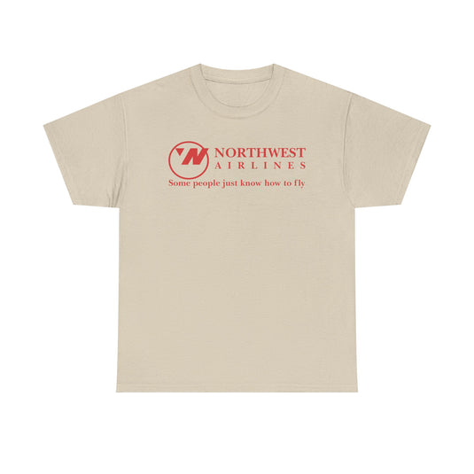 Northwest Airlines Vintage Logo Classic American Carrier Nostalgia T-shirt